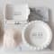 Hello Honey® 10.25" White Cooking Sentiment Stoneware Baker
